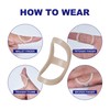 SOFT HOME 6 Pack Oval Finger Splints Waterproof Finger Splint