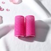 Medium Hair Rollers 28x60mm 10-Pack for Hair Volume Pink 2ea