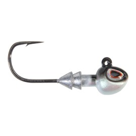 Berkley Fusion19 Hybrid Jighead, Fish Head, Size 4 Hook, 1/16 oz, Sticky Sharp Hook Point, Conical Bait-Keeper, High-Def Details and Realistic 3D Eye