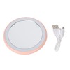 Compact Makeup Mirror with Light USB Rechargeable LED Round Portable