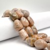 Natural Peach Moonstone Smooth Nugget Chunks Approx.15-18x2
