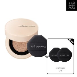 Jeongsaemmul 정샘물 스킨 누더 쿠션 컨실러 + 더블엣지퍼프 2매 Jung Saem Mool Skin Nuder Cushion Concealer + Double Edge Puff 2pcs