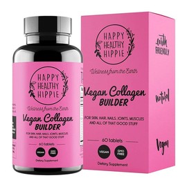Plant-based Collagen 60 Tablets (2 Tablets Daily) Happy Healthy Hippie Vegan Collagen Builder / 식물성 콜라겐 60정 (1일 2정) Happy Healthy Hippie Vegan Collagen Builder