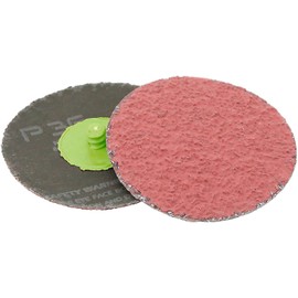 Starcke Premium Quick Change Roll On Ceramic Fiber Type R Roll On Sanding Discs - For Metal, Auto Body, Marine and Fiberglass. (2 Inch - 25 Pack, 80 Grit)