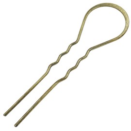 Bluemoona 10 PCS - 105mm 4 1/8" Hair Clips Hair Plug hair Clips Fork Bob Bows for Girls (Bronze)