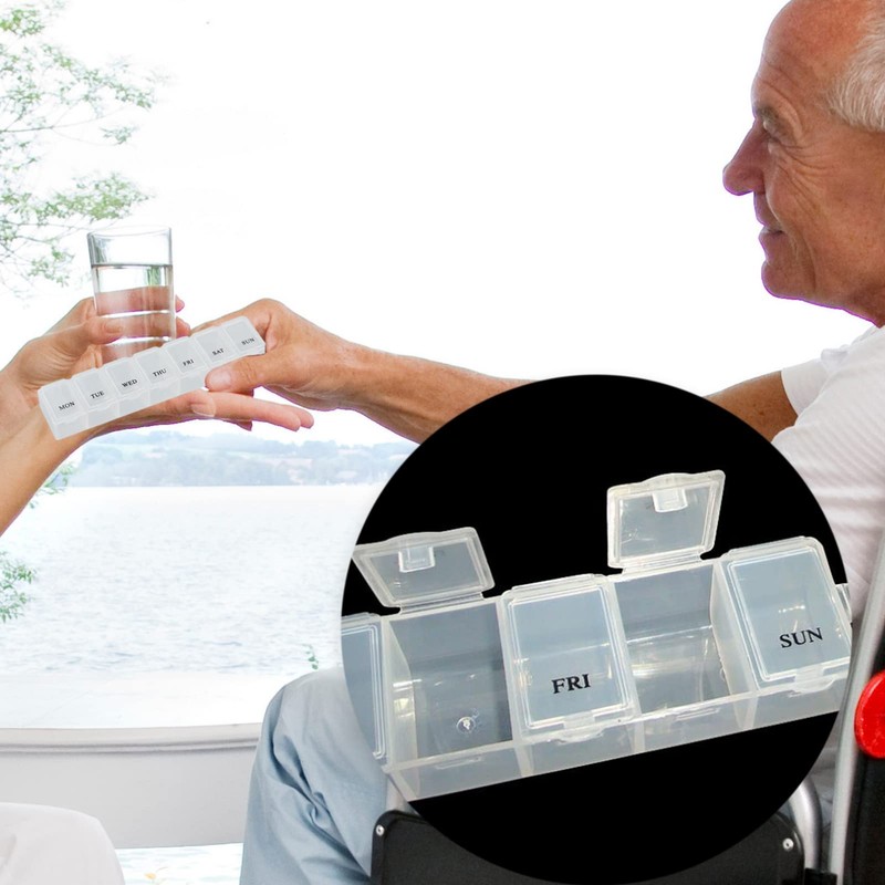 Pill Box Organiser 7 Day One Time a Day Pill