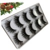 Healeved 10pairs Simulation Eyelashes Handmade Faux Lashes for Natural Eye