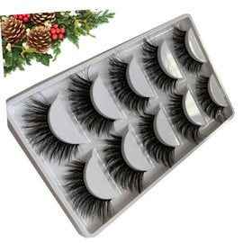 Healeved 10pairs Simulation Eyelashes Handmade Faux Lashes for Natural Eye Makeup Comfortable and Reusable for Daily Use and Special Occasions