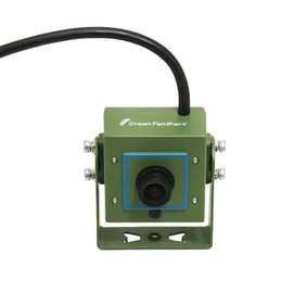 Green Feathers Wildlife 700TVL Wired Bird Box Camera with Night Vision 940nm Invisible Infrared, Designed for Nest Boxes, Bird Houses and Garden (Camera Only)