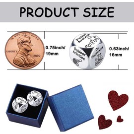 2 PCS Date Night Dice Retirement Gifts for Women Men 2024 Happy Funny Retirement Dice Gifts for Men Dad Husband Gag Gifts for Retired Friends Coworker Retired Gifts