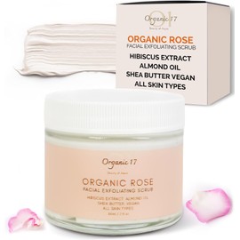 Exfoliante Facial De Rosa Con Piedra Pómez: Exfoliante Natural Para Una Piel Suave Y Radiante Fórmula Vegana - 60 Ml