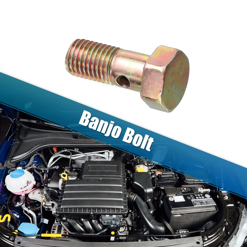X AUTOHAUX 2 Set Banjo Bolt Brake Fitting Adapter Kit