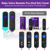 [2 Pack] Roku Ultra 2024 Remote Cover - Glow-in-The-Dark Silicone