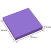 ZCZN Z-Notes 76x76mm Sticky Notes 4 Pads Sticky Notes 100