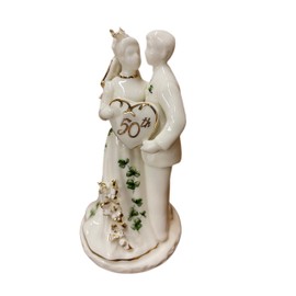 CBE Marketplace 50th Wedding Anniversary Porcelain Figurine to Celebrate 50 Years Together