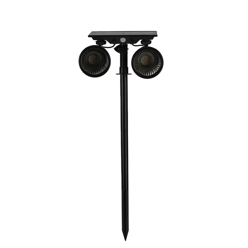 Solar Projection Light Human Body Induction 2‑Color Solar Lawn Lamp