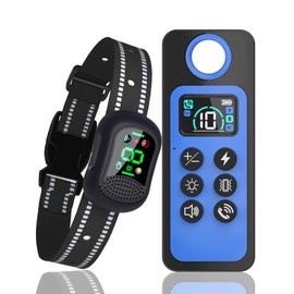 BUKEWIT Dog Bark Collar for Large/Medium/Small Dogs | Rechargeable Anti-Barking Training Collar,IP67 Waterproof,Anti Barking Device with 4 Training Modes Adjustable Sensitivity Beep Vibration