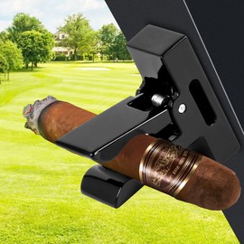 Magnetic Golf Holder Clip for Golf Cart, Universal Clip Mount with Stick-On Metal Pads, Aluminum Alloy Stand Clip Hold 30-70 Rings Magnetic Clip Golf Gifts for Golfers Golf Accessories