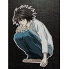 L Lawliet from Death Note Glossy Sticker Anime Waterproof!