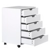 JungleA Mobile File Storage Cabinet with Drawers & Wheels,Home Office