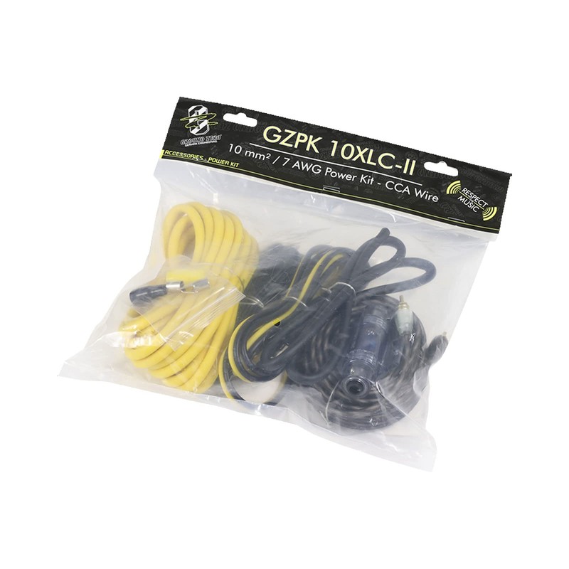 GROUND ZERO GZPK-10XLC-II 10mm² Carhifi Power Cable Set for Power