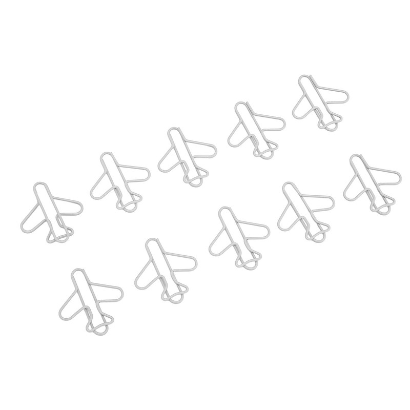Aircraft Shape Paper Clips Cute Small Paperclips for Office School