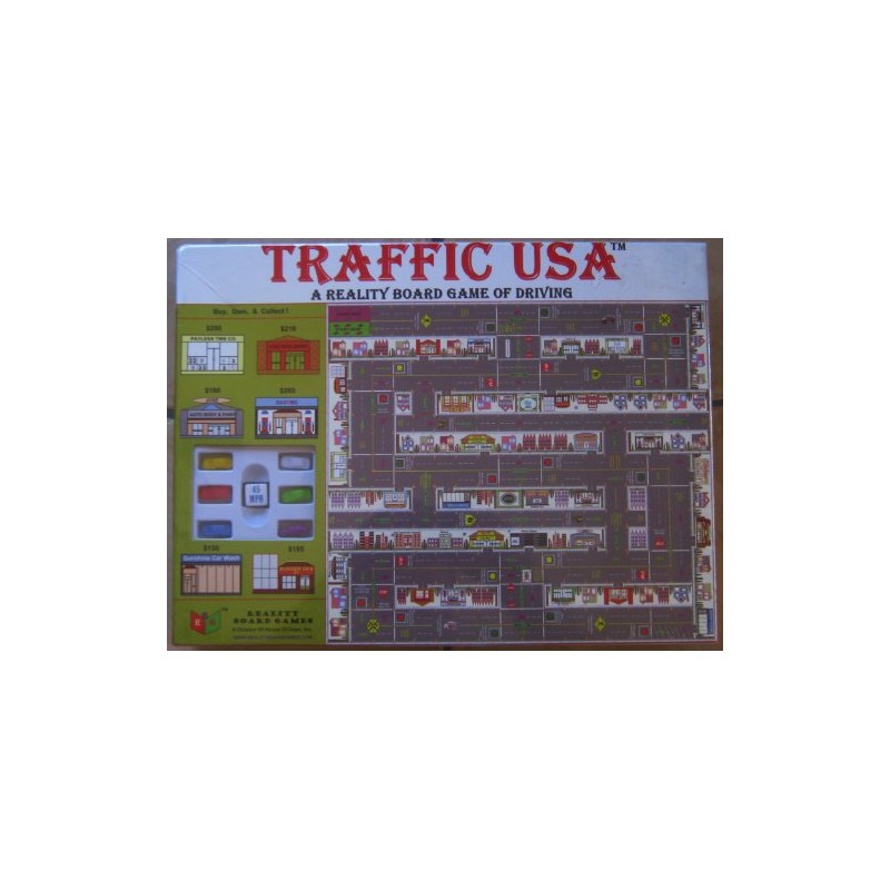 Traffic USA a Reality Board Game of Driving