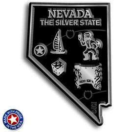 Nevada State Map Magnet