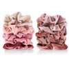 WitBicg Blush Theme Hair Scrunchies Velvet Winter Elastics Pink Lovers