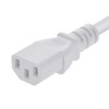 Monoprice Power Cord - 3 Feet - White | NEMA