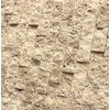 SquarefeetDepot 1x2 Walnut Travertine Splitface Finish Mosaic Backsplash Wall Tile