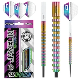 RED DRAGON Javelin Spectron 20 Gram Premium Tungsten Steeltip Darts Set with Flights and Stems