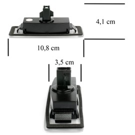 LIGHTWOLD24 SMD LED Number Plate Light for Tucson / i40 / Sportage / Ceed / ProCeed / Ceed GT / Stonic / e-Soul with E-mark Pack of 2