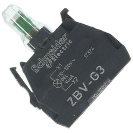 SCHNEIDER ELECTRIC Push Button Light module 22Mm 110-120-Vac x B4 ZBVG3 Push Button Light module 22Mm 110-120Vac Xb4
