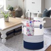 COMSE Extra Large Blanket Basket, Tall Laundry Basket, Nursery Hamper,