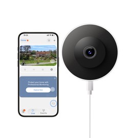 AKINGUAR 3MP 2K Window Camera, WiFi6 Indoor Camera for Home Security, with Full-Color Night Vision, AI Person & Vehicle & Motion Detection, 2 Way Audio, 24/7 Recording, Easy & Quick Install in Seconds