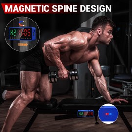 HONMAX Portable Gym Timer, Interval Fitness Timer (Blue)