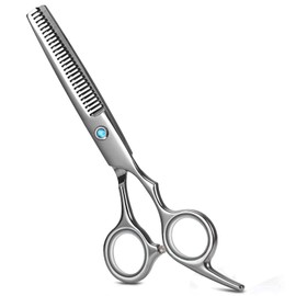 Dosi Premium Forged Finish Stainless Steel Hairdressing Scissors for Hair Volume Adjustment, 10% and 15% Thinning Rate, Hair Cut Scissors for Beauticians, Beginners, Self-Cut Thinning Scissors