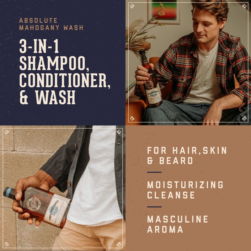 18.21 Man Made Conditioning Shampoo and Body Wash - Absolute