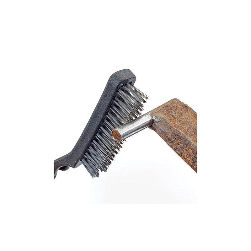 Draper 26928 3-Piece Brush Set (Brass, Nylon, Stainless Steel) ,
