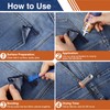 MITINU Fabric Glue Permanent, 3Pcs 50ML Washable Clear Clothing Glue