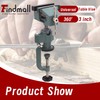 findmall Universal Table Vise 3" Aluminum Swivel Bench Vise 360