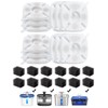 Veken Cat Water Fountain Filter, Classic 12 Pack Replacement Filters