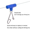 JSHANMEI Fishing Line Sinker Slide with Duo Lock Snap Fishing