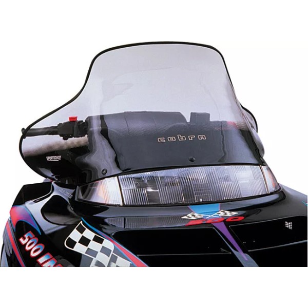 Powermadd Windshield 15.5in. Tint/Black Accent Graphics 11330
