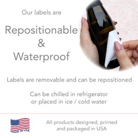 Bridesmaid Mini Champagne Labels ● SET of 10 ● I Do Crew Gifts, Thank you Favors, Will You Be My Maid of Honor Ask Bridal Party Proposal, Wine Stickers Team Bride Tribe Squad Candle Label M200-RNG-10