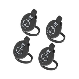 HOPESPANNER Windshield Washer Fluid Reservoir Bottle Tank Cap Fit for Malibu Sonic Corvette - Pack of 4 Black Vehicle Components