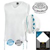 Adult Tzitzit T-Shirt V Neck with Ptil Tekhelet Premium Cotton