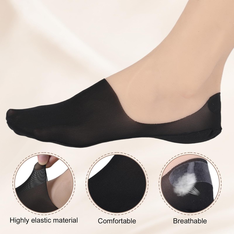 YUFFQOPC 6 Pairs Women No Show Socks Ultra Low Cut