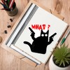 Pack 3 Pcs Funny Black Cat Sticker for Cars Vehicles